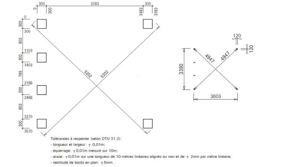 Plan de soubassement